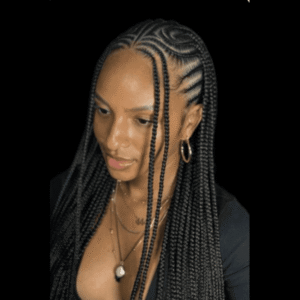 Asymmetrical Stitch Goddess Braid